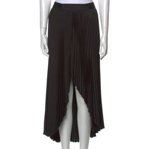 Ramy Brook black pleated skirt size small